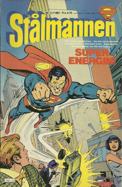 Cover for Stålmannen (Semic, 1976 series) #12/1981