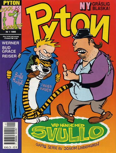 Cover for Pyton (Atlantic Förlags AB, 1990 series) #1/1990