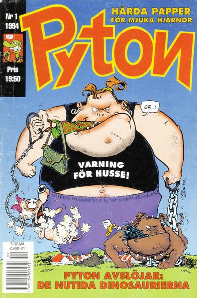 Cover for Pyton (Atlantic Förlags AB, 1990 series) #1/1994