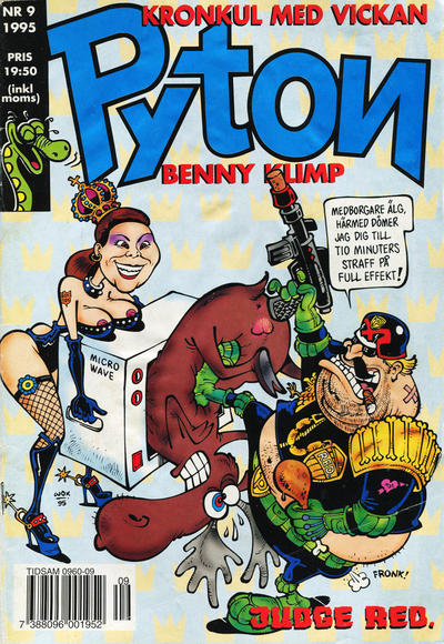 Cover for Pyton (Atlantic Förlags AB, 1990 series) #9/1995