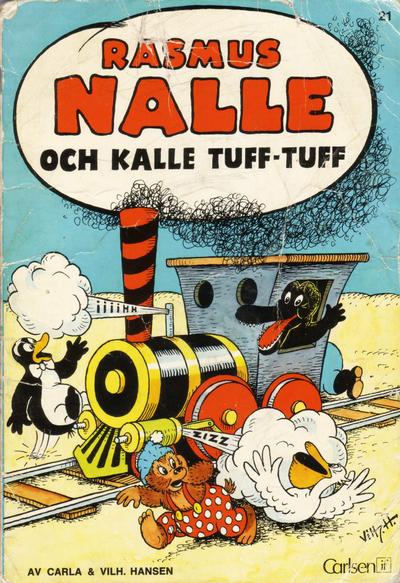 Cover for Rasmus Nalle (Carlsen/if [SE], 1968 series) #21 - Rasmus Nalle och Kalle Tuff-Tuff