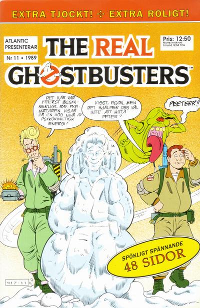 Cover for The Real Ghostbusters (Atlantic Förlags AB, 1988 series) #11/1989