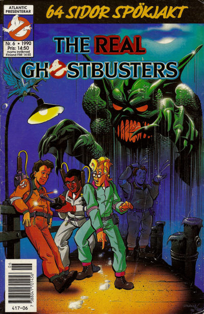 Cover for The Real Ghostbusters (Atlantic Förlags AB, 1988 series) #6/1990
