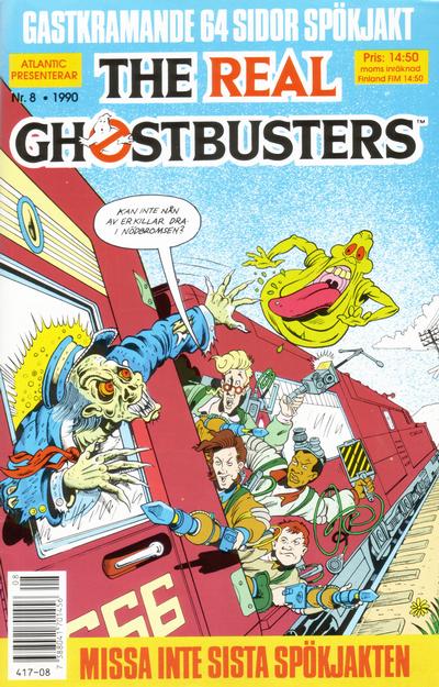 Cover for The Real Ghostbusters (Atlantic Förlags AB, 1988 series) #8/1990