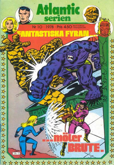Cover for Atlanticserien (Atlantic Förlags AB, 1978 series) #10/1978