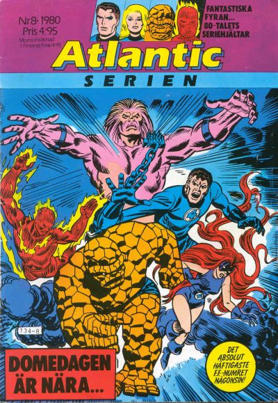 Cover for Atlanticserien (Atlantic Förlags AB, 1978 series) #8/1980