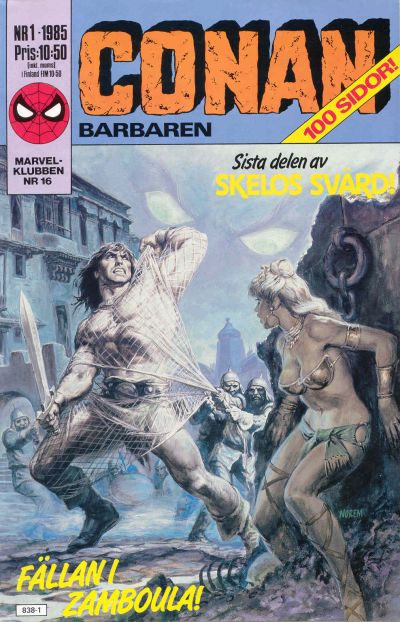 Cover for Conan (Semic, 1984 series) #1/1985