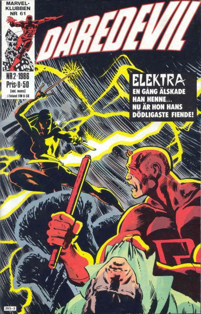 Cover for Daredevil (Semic, 1986 series) #2/1986