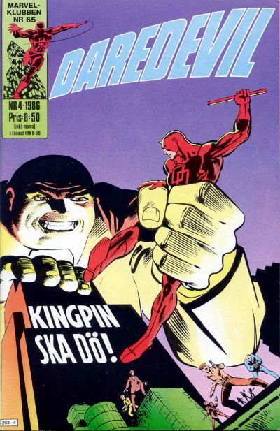 Cover for Daredevil (Semic, 1986 series) #4/1986
