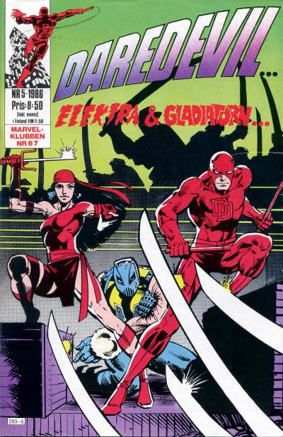 Cover for Daredevil (Semic, 1986 series) #5/1986