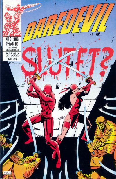 Cover for Daredevil (Semic, 1986 series) #6/1986