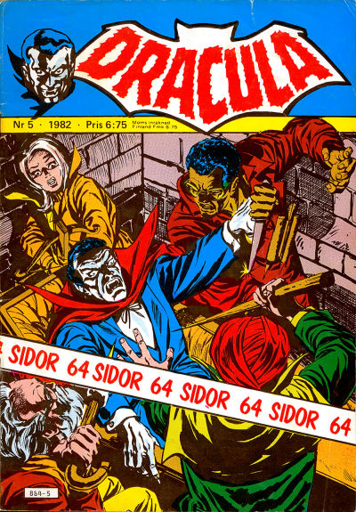 Cover for Dracula (Atlantic Förlags AB, 1982 series) #5/1982