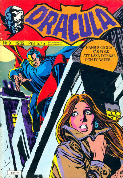 Cover for Dracula (Atlantic Förlags AB, 1982 series) #9/1982