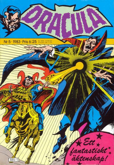 Cover for Dracula (Atlantic Förlags AB, 1982 series) #5/1983