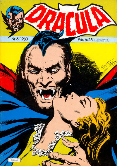 Cover for Dracula (Atlantic Förlags AB, 1982 series) #6/1983