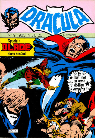 Cover for Dracula (Atlantic Förlags AB, 1982 series) #9/1983