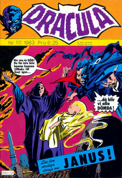 Cover for Dracula (Atlantic Förlags AB, 1982 series) #10/1983