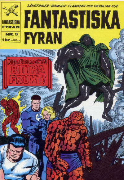 Cover for Fantastiska fyran (Williams Förlags AB, 1967 series) #5