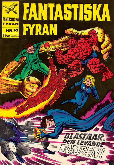Cover for Fantastiska fyran (Williams Förlags AB, 1967 series) #10