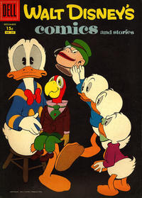 Cover for Walt Disney's Comics and Stories (Dell, 1940 series) #v18#3 (207) [15¢]