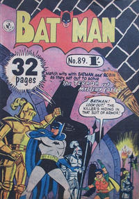 Cover Thumbnail for Batman (K. G. Murray, 1950 series) #89 [1 Shilling Variant]