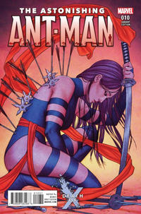 Cover Thumbnail for The Astonishing Ant-Man (Marvel, 2015 series) #10 [Incentive 'Death of X' Jenny Frison Variant]