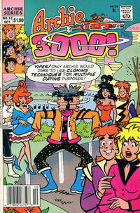 Cover Thumbnail for Archie 3000 (Archie, 1989 series) #12 [Newsstand]