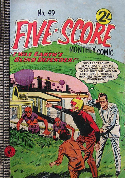 Cover for Five-Score Comic Monthly (K. G. Murray, 1961 series) #49