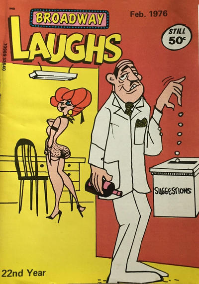 Cover for Broadway Laughs (Prize, 1950 series) #v13#4