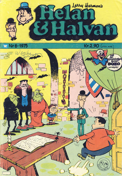 Cover for Helan og Halvan (Illustrerte Klassikere / Williams Forlag, 1963 series) #6/1975