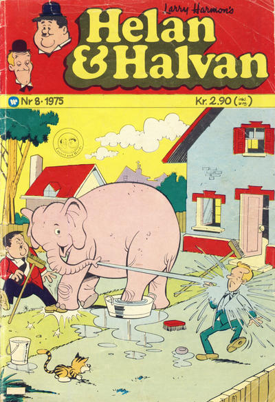 Cover for Helan og Halvan (Illustrerte Klassikere / Williams Forlag, 1963 series) #8/1975