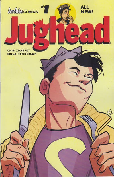 Cover for Jughead (Archie, 2015 series) #1 [Erica Henderson Cover A Regular Cover]