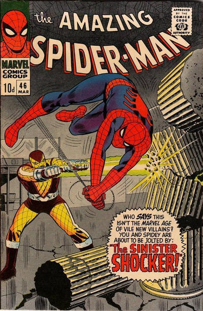 Cover for The Amazing Spider-Man (Marvel, 1963 series) #46 [British]