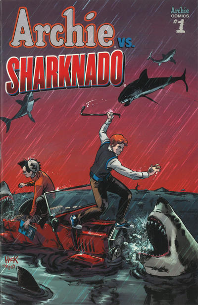 Cover for Archie vs Sharknado (Archie, 2015 series) #1 [Cover C - Robert Hack]