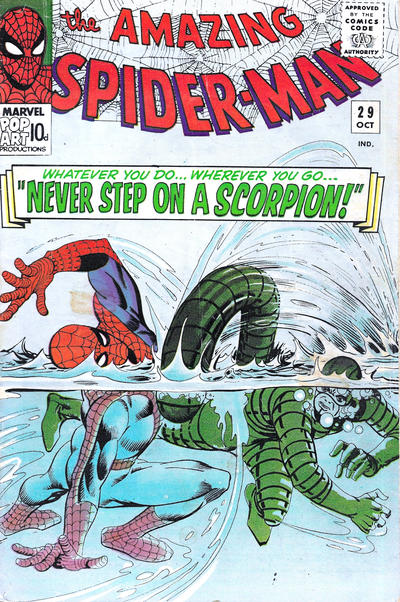 Cover for The Amazing Spider-Man (Marvel, 1963 series) #29 [British]
