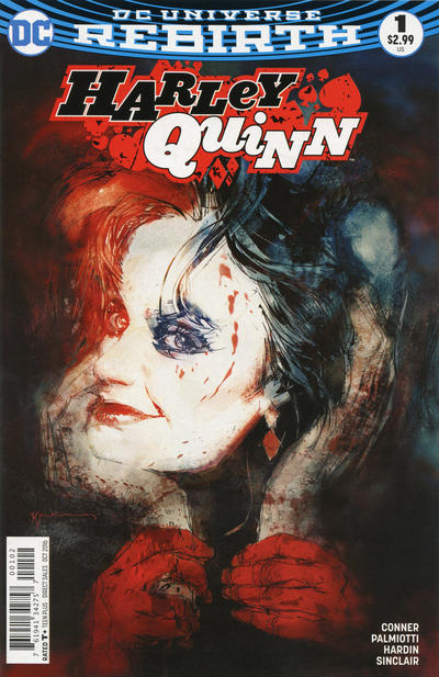 Cover for Harley Quinn (DC, 2016 series) #1 [Bill Sienkiewicz Cover]