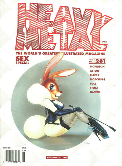 Cover for Heavy Metal Magazine (Heavy Metal, 1977 series) #281 - Sex Special [Chris Achilleos Newsstand / Comic Shop Cover]