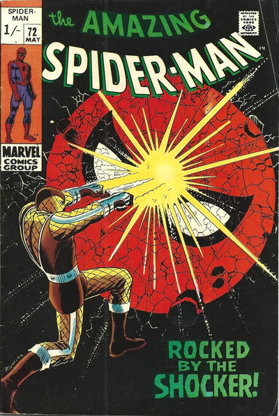 Cover for The Amazing Spider-Man (Marvel, 1963 series) #72 [British]