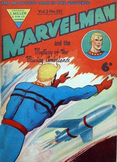 Cover for Marvelman (L. Miller & Son, 1954 series) #201