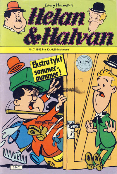 Cover for Helan & Halvan [Helan og Halvan] (Atlantic Forlag, 1978 series) #7/1983