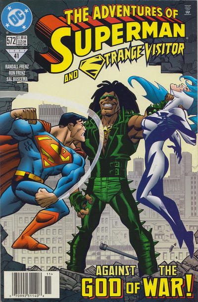 Cover for Adventures of Superman (DC, 1987 series) #572 [Newsstand]