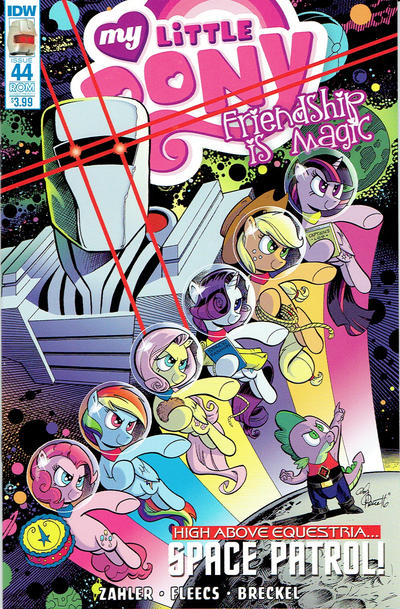 Cover for My Little Pony: Friendship Is Magic (IDW, 2012 series) #44 [Sub Cover - Andy Price (ROM)]