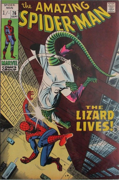 Cover for The Amazing Spider-Man (Marvel, 1963 series) #76 [British]