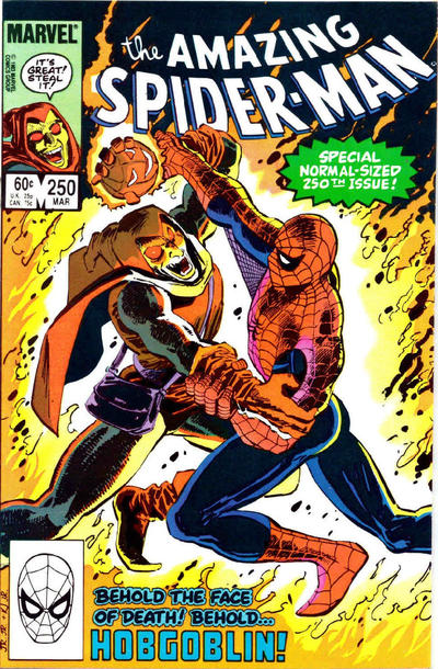 Cover for The Amazing Spider-Man (Marvel, 1963 series) #250 [Direct]