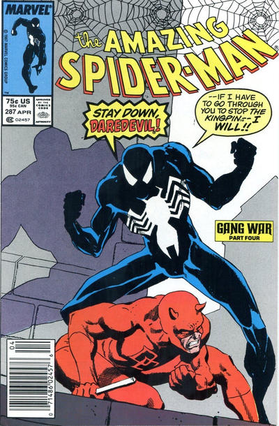 Cover for The Amazing Spider-Man (Marvel, 1963 series) #287 [Newsstand]