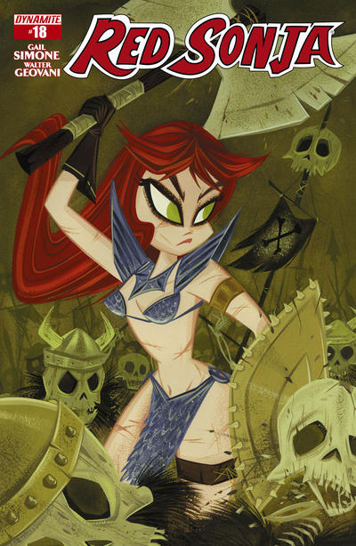 Cover for Red Sonja (Dynamite Entertainment, 2013 series) #18 [Exclusive Subscription Cover]