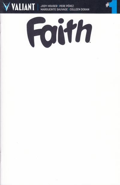 Cover for Faith (Ongoing) (Valiant Entertainment, 2016 series) #1 [Cover G - Blank Sketch]