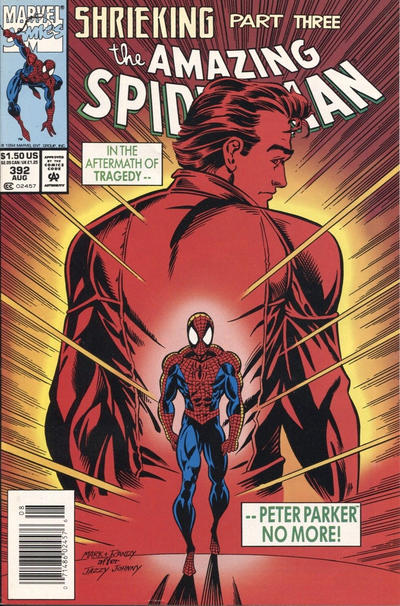 Cover for The Amazing Spider-Man (Marvel, 1963 series) #392 [Newsstand]