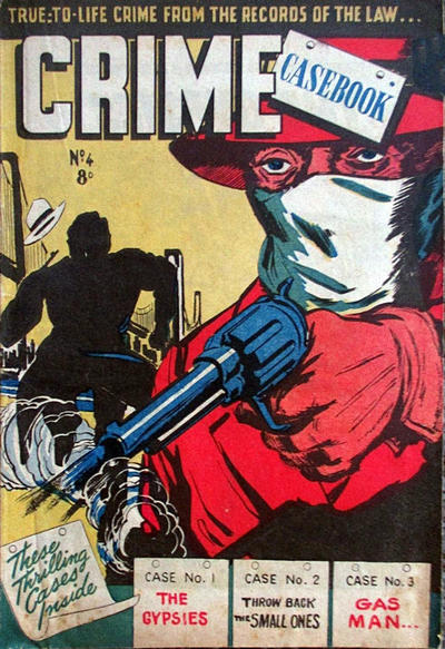 Cover for Crime Casebook (Horwitz, 1953 ? series) #4