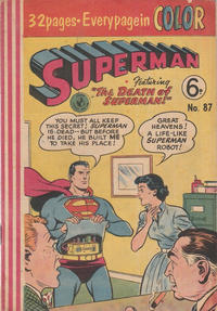 Cover Thumbnail for Superman (K. G. Murray, 1950 series) #87